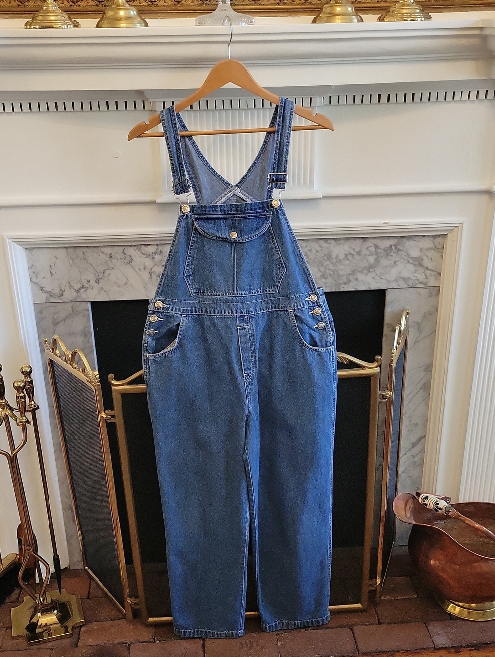 Vintage 90's Route 66 Denim Overalls